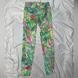 Lilly Pulitzer Luxletic Palm Leaf Leggings